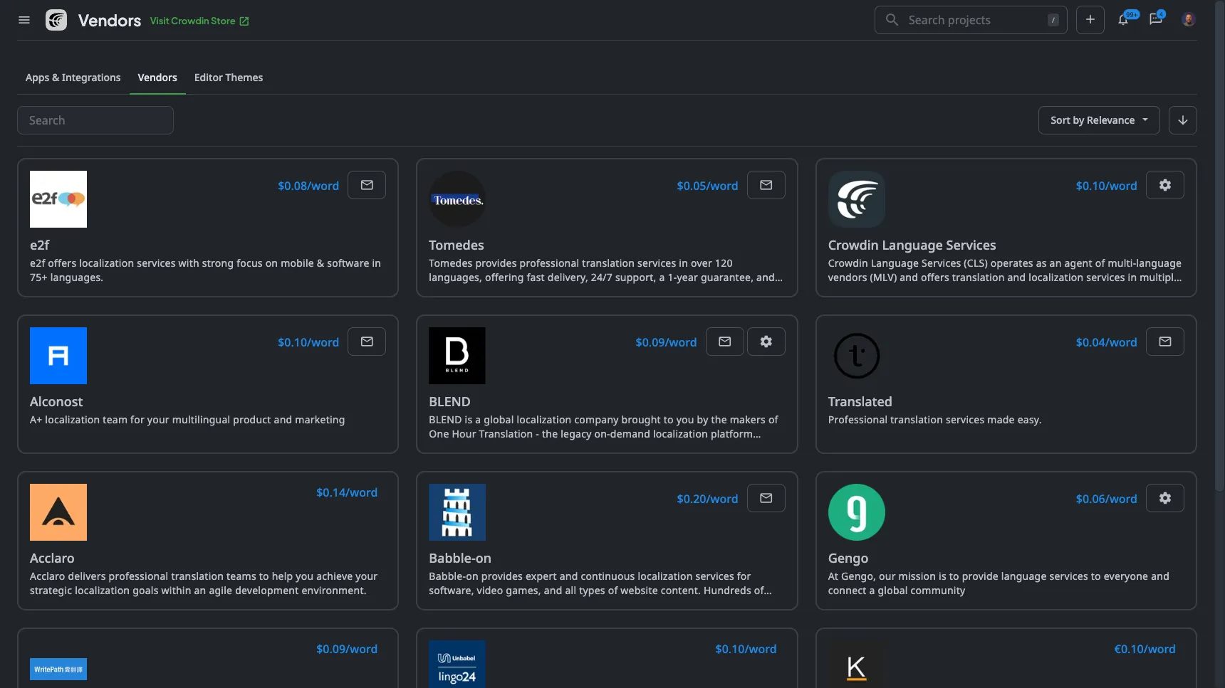 Use an agency or your own translators